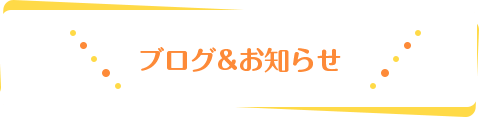 ブログ&お知らせ